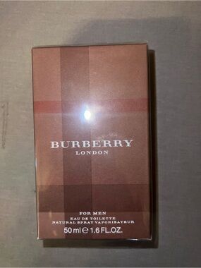Burberry Brown Plaid Cologne Box - Men